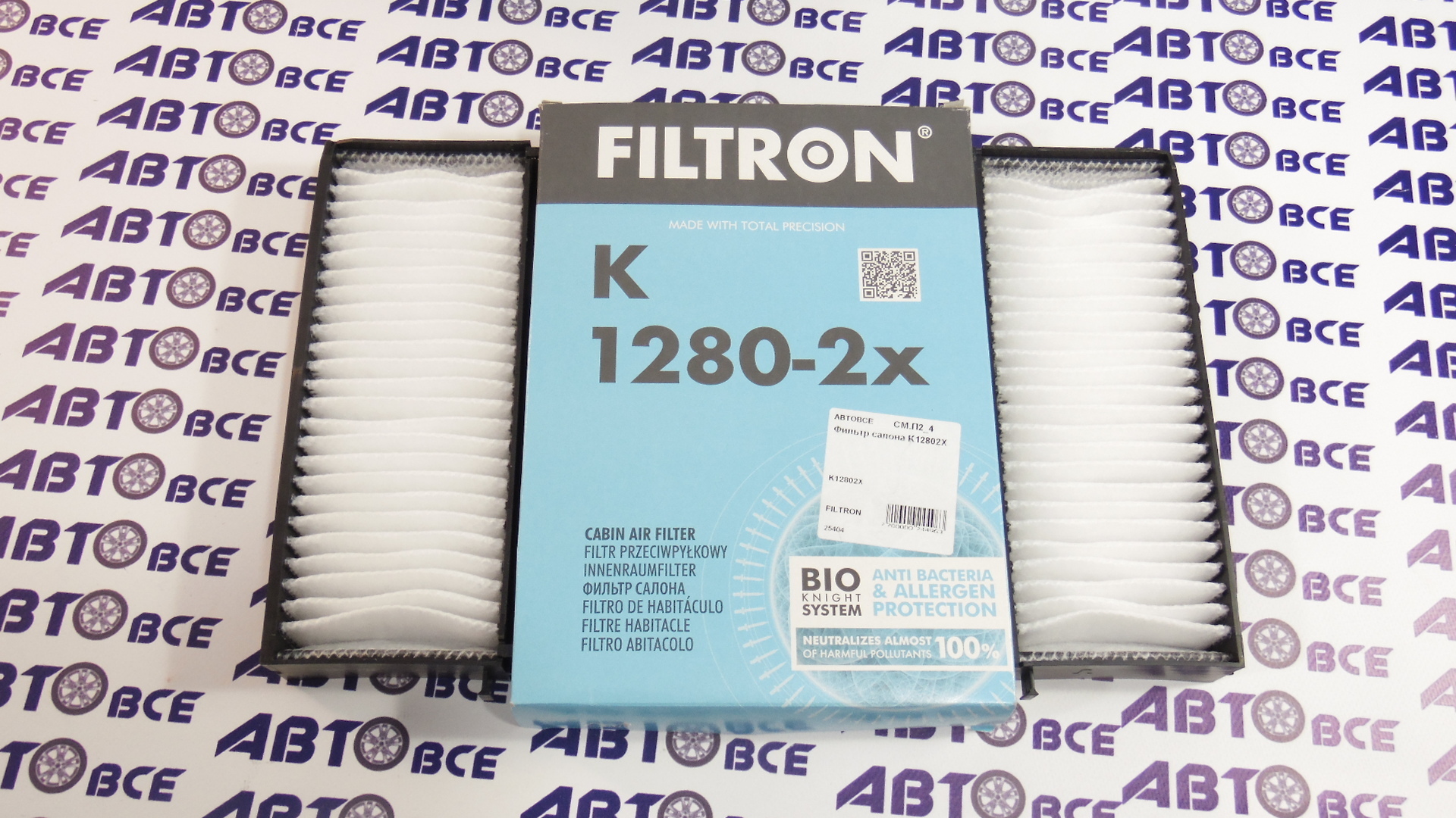 Фильтр салона K12802X FILTRON